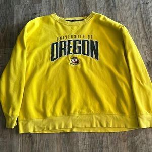 yellow Oregon duck crew neck (XXL)